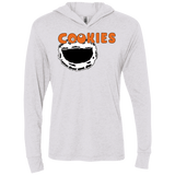 T-Shirts Heather White / X-Small Cookies! Triblend Long Sleeve Hoodie Tee