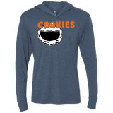 T-Shirts Indigo / X-Small Cookies! Triblend Long Sleeve Hoodie Tee