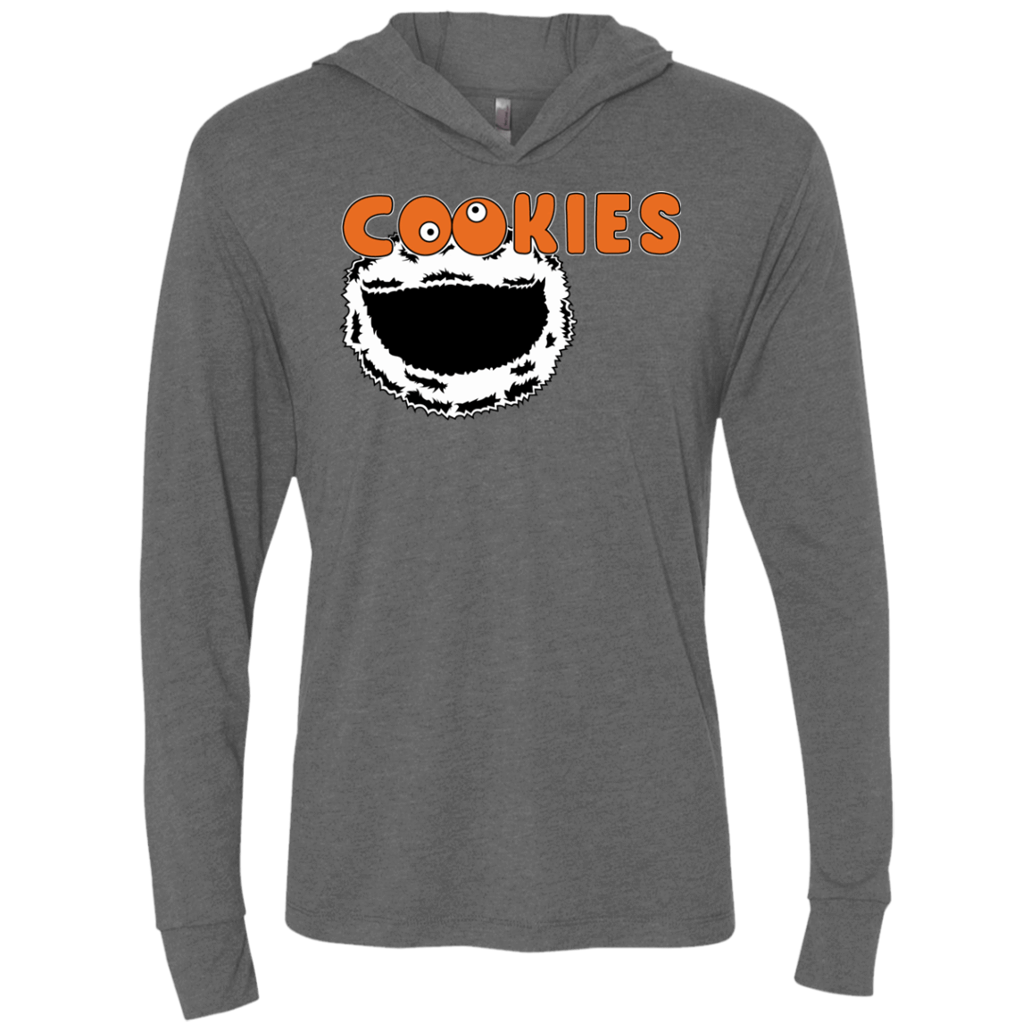 T-Shirts Premium Heather / X-Small Cookies! Triblend Long Sleeve Hoodie Tee