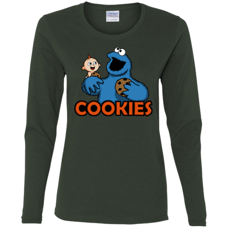 T-Shirts Forest / S Cookies Women's Long Sleeve T-Shirt