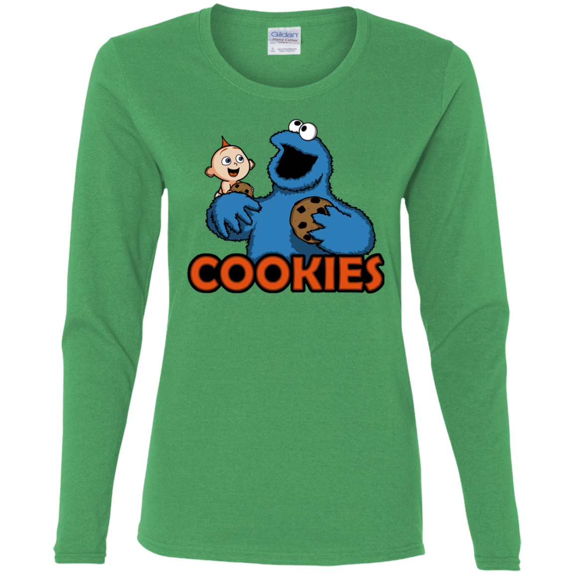 T-Shirts Irish Green / S Cookies Women's Long Sleeve T-Shirt