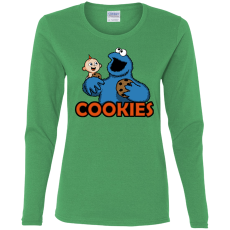 T-Shirts Irish Green / S Cookies Women's Long Sleeve T-Shirt