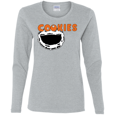 T-Shirts Sport Grey / S Cookies! Women's Long Sleeve T-Shirt