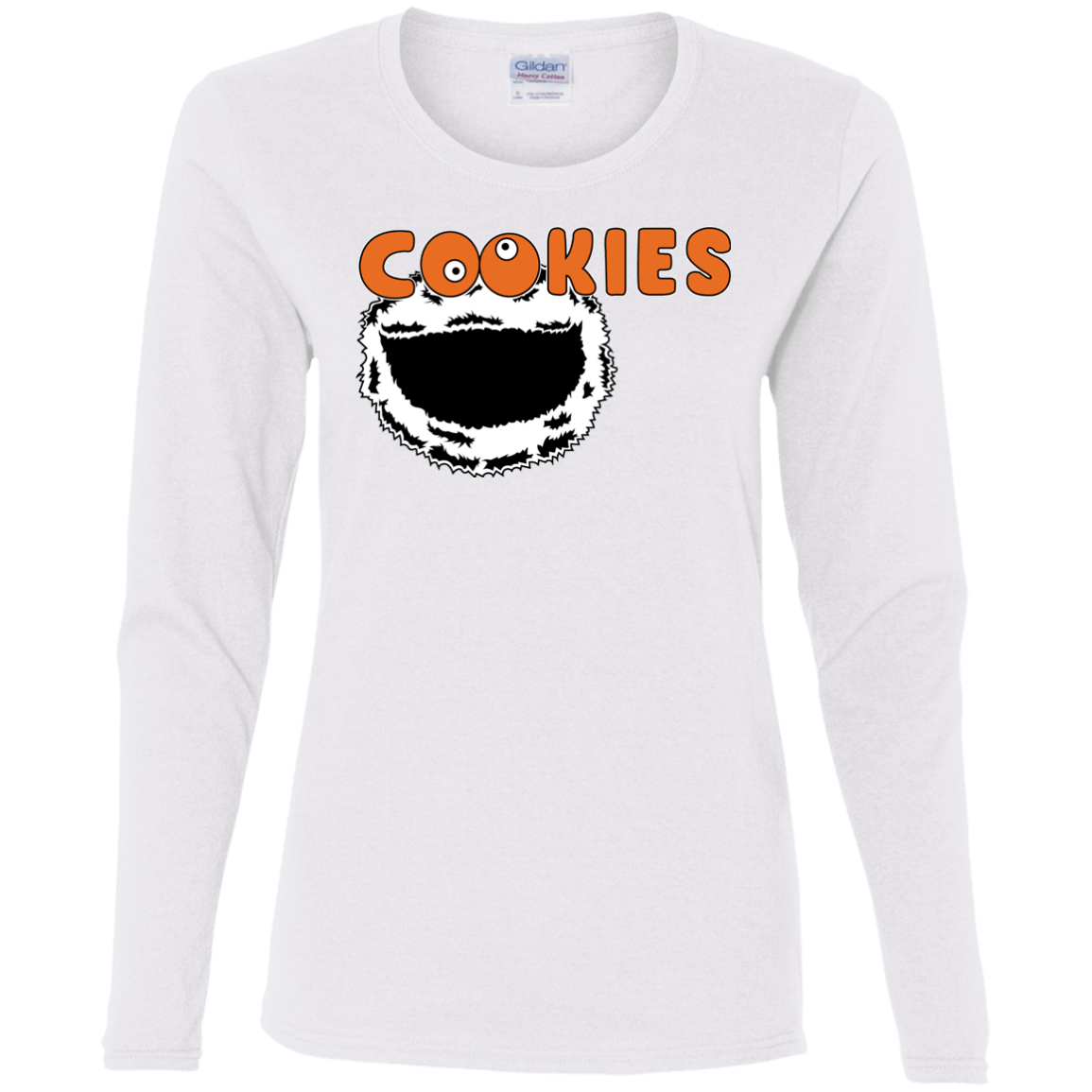 T-Shirts White / S Cookies! Women's Long Sleeve T-Shirt