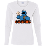 T-Shirts White / S Cookies Women's Long Sleeve T-Shirt