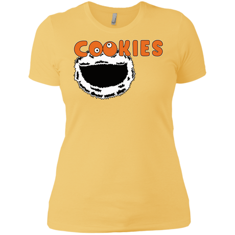 T-Shirts Banana Cream/ / X-Small Cookies! Women's Premium T-Shirt