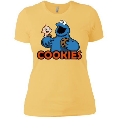 T-Shirts Banana Cream/ / X-Small Cookies Women's Premium T-Shirt