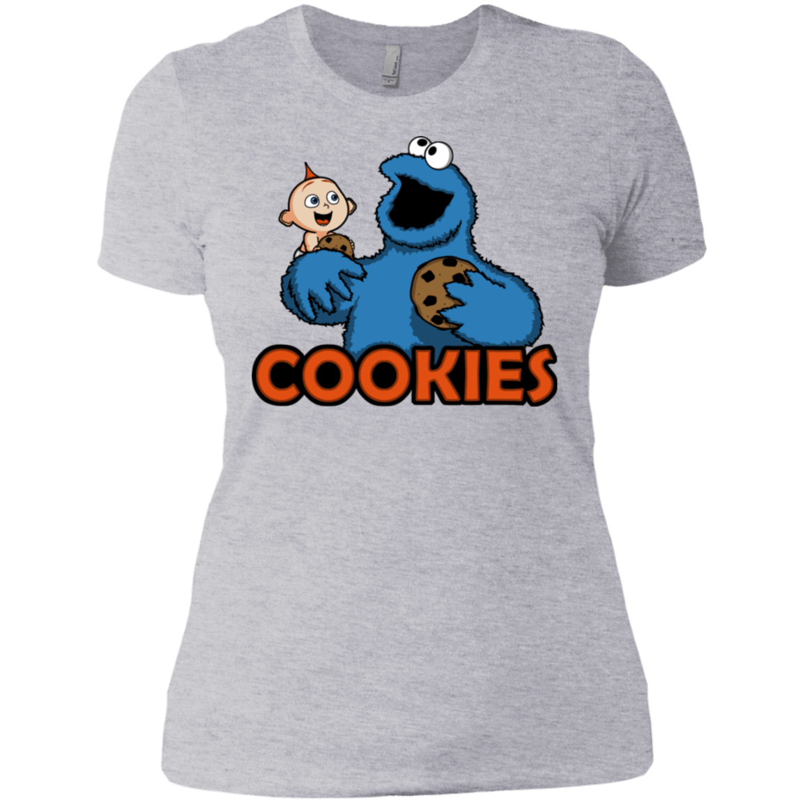 T-Shirts Heather Grey / X-Small Cookies Women's Premium T-Shirt