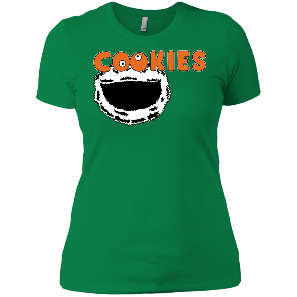 T-Shirts Kelly Green / X-Small Cookies! Women's Premium T-Shirt