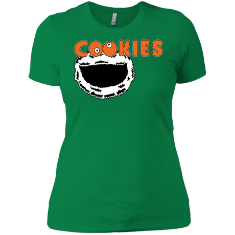 T-Shirts Kelly Green / X-Small Cookies! Women's Premium T-Shirt