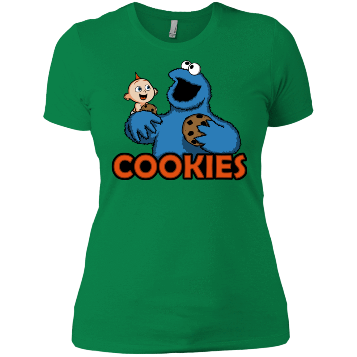 T-Shirts Kelly Green / X-Small Cookies Women's Premium T-Shirt