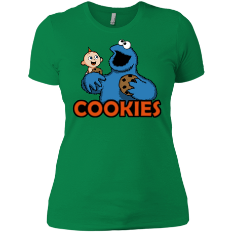 T-Shirts Kelly Green / X-Small Cookies Women's Premium T-Shirt