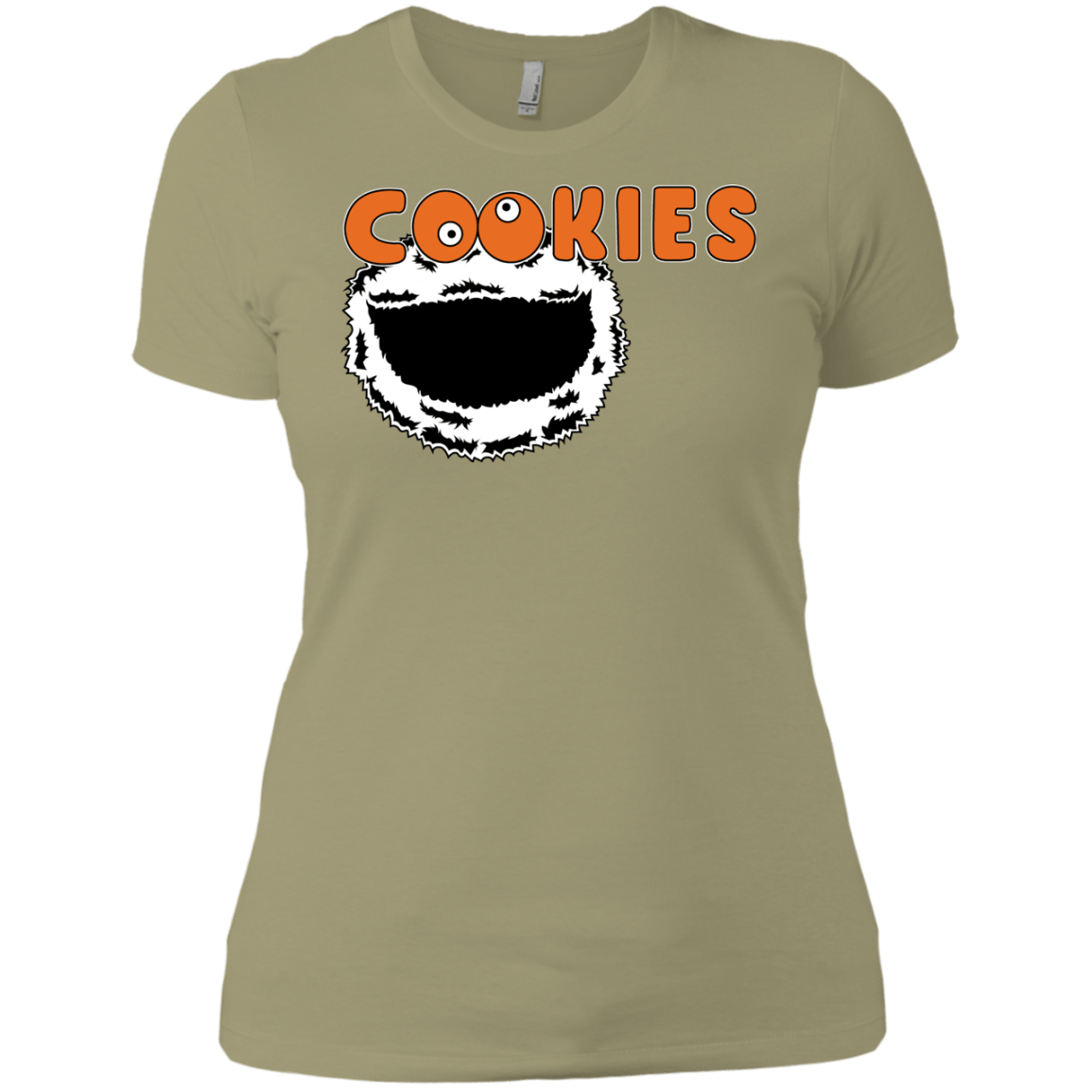 T-Shirts Light Olive / X-Small Cookies! Women's Premium T-Shirt