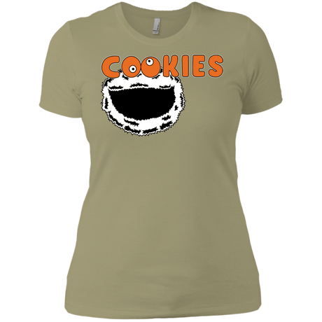 T-Shirts Light Olive / X-Small Cookies! Women's Premium T-Shirt