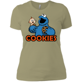 T-Shirts Light Olive / X-Small Cookies Women's Premium T-Shirt