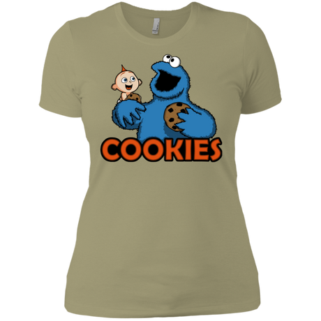 T-Shirts Light Olive / X-Small Cookies Women's Premium T-Shirt
