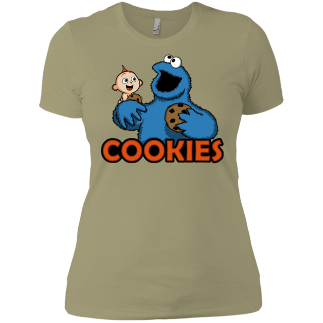 T-Shirts Light Olive / X-Small Cookies Women's Premium T-Shirt