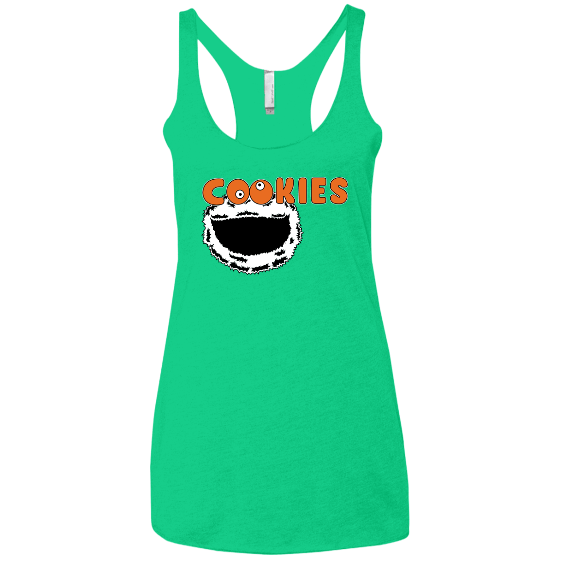 T-Shirts Envy / X-Small Cookies! Women's Triblend Racerback Tank