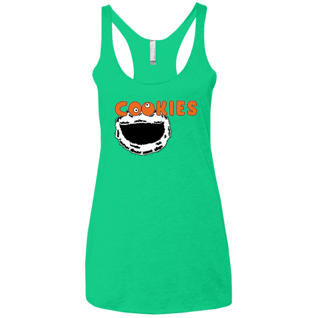 T-Shirts Envy / X-Small Cookies! Women's Triblend Racerback Tank