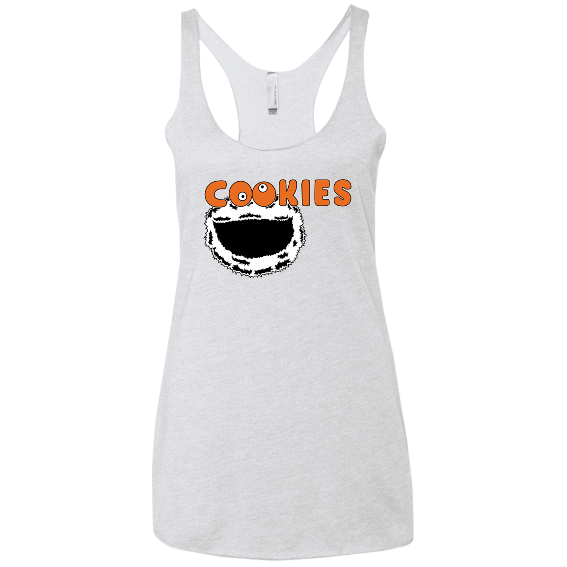 T-Shirts Heather White / X-Small Cookies! Women's Triblend Racerback Tank
