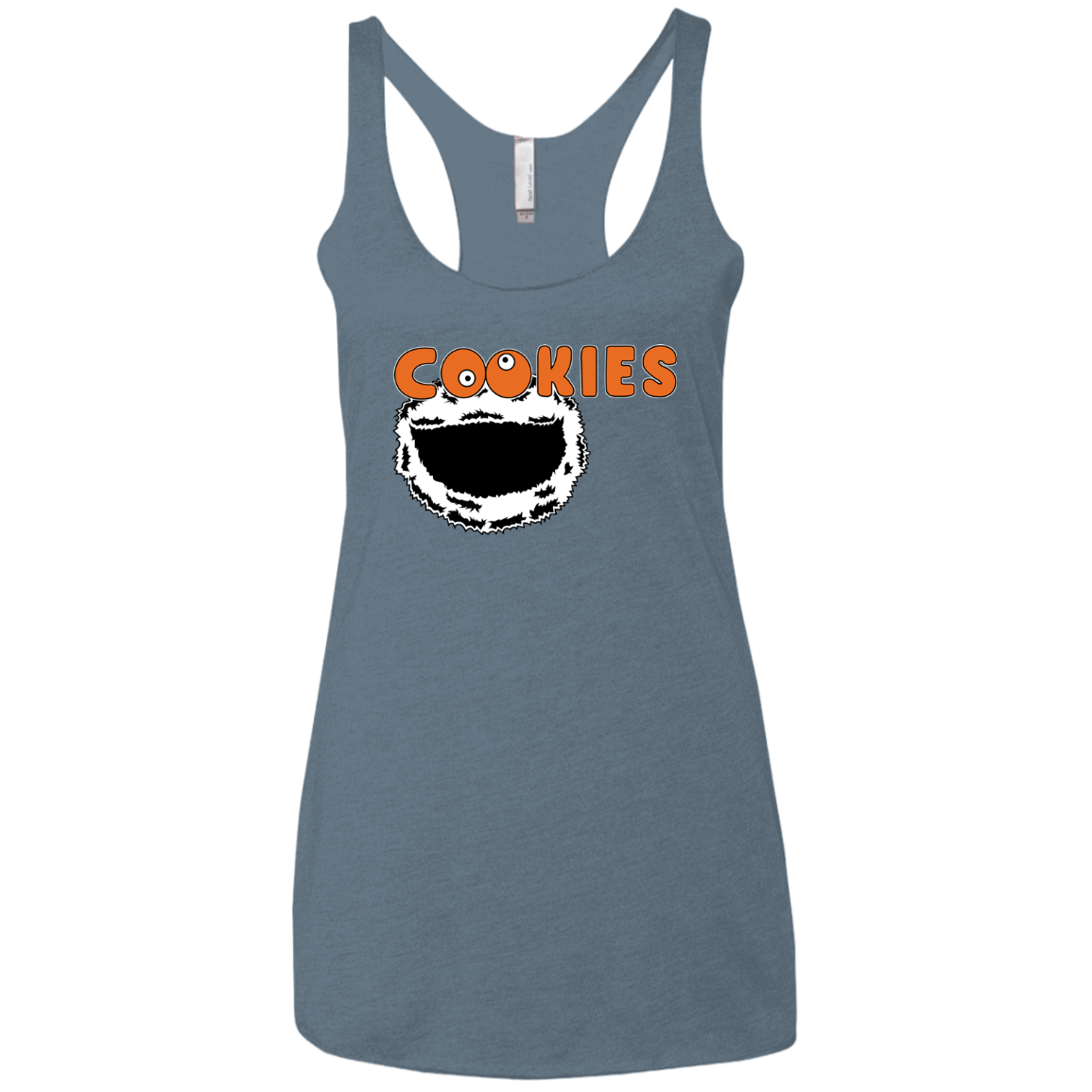 T-Shirts Indigo / X-Small Cookies! Women's Triblend Racerback Tank
