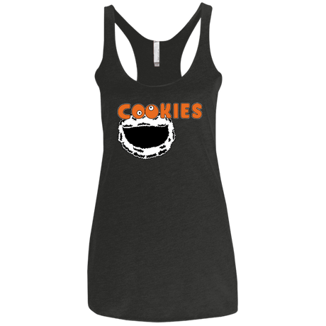 T-Shirts Vintage Black / X-Small Cookies! Women's Triblend Racerback Tank