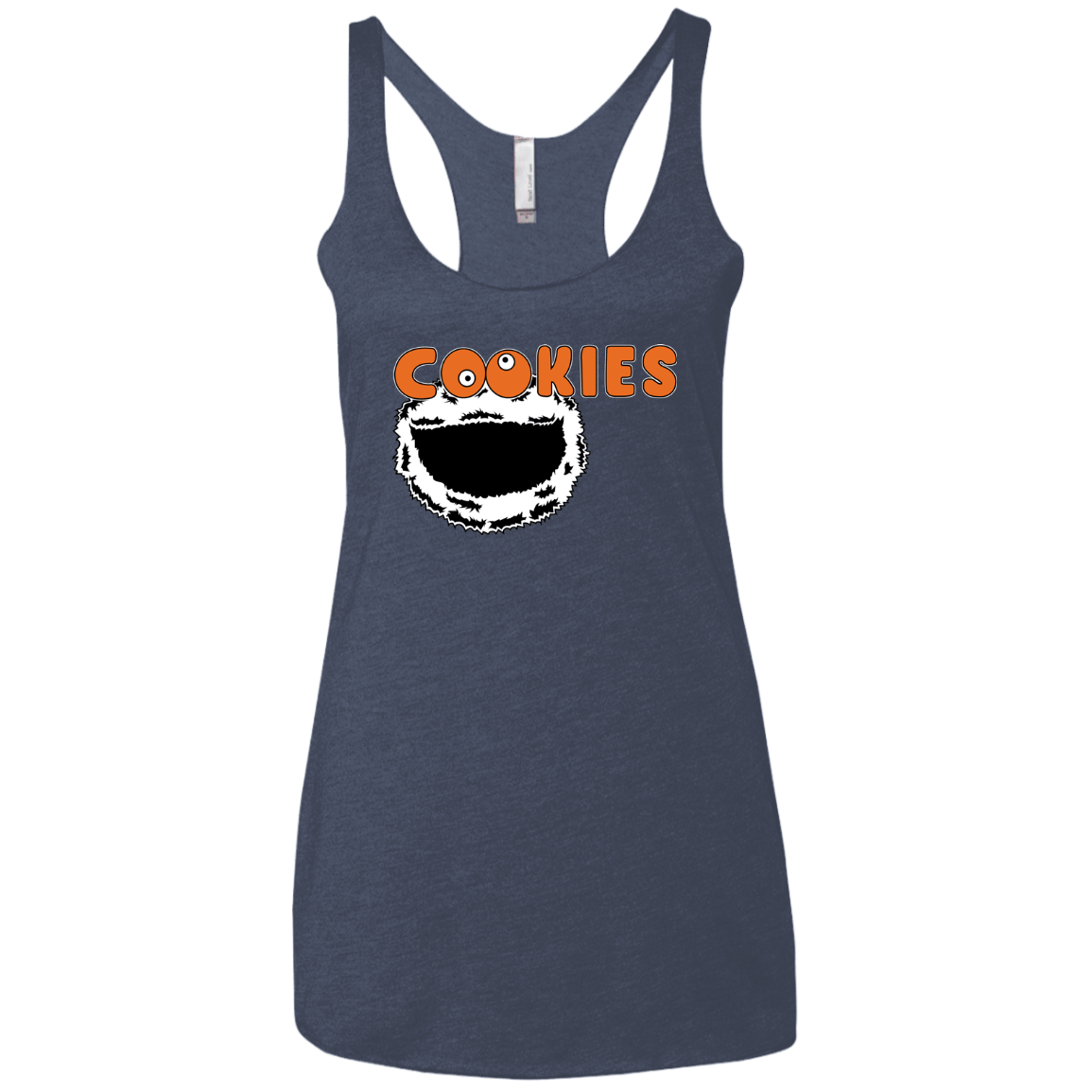 T-Shirts Vintage Navy / X-Small Cookies! Women's Triblend Racerback Tank