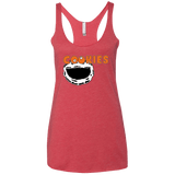 T-Shirts Vintage Red / X-Small Cookies! Women's Triblend Racerback Tank