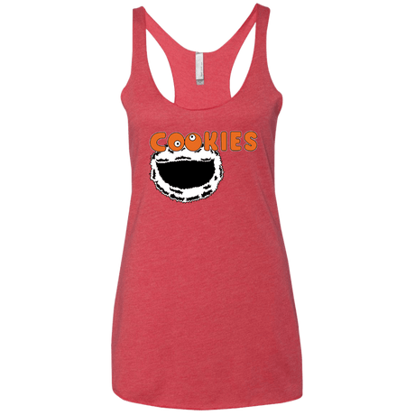 T-Shirts Vintage Red / X-Small Cookies! Women's Triblend Racerback Tank