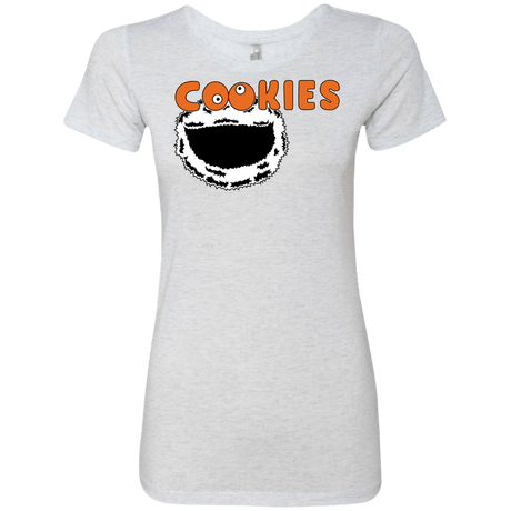 T-Shirts Heather White / S Cookies! Women's Triblend T-Shirt