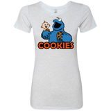 T-Shirts Heather White / S Cookies Women's Triblend T-Shirt