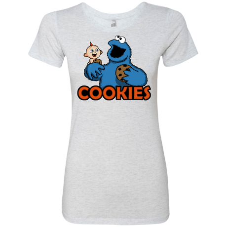 T-Shirts Heather White / S Cookies Women's Triblend T-Shirt