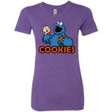 T-Shirts Purple Rush / S Cookies Women's Triblend T-Shirt