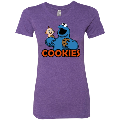 T-Shirts Purple Rush / S Cookies Women's Triblend T-Shirt