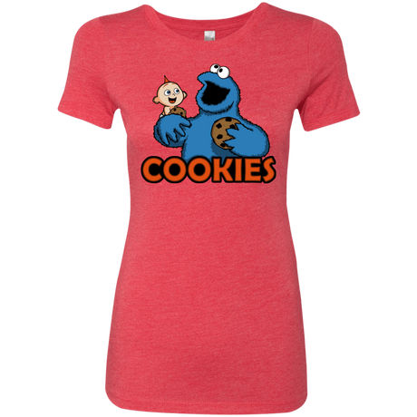 T-Shirts Vintage Red / S Cookies Women's Triblend T-Shirt