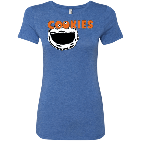 T-Shirts Vintage Royal / S Cookies! Women's Triblend T-Shirt