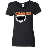 T-Shirts Black / S Cookies! Women's V-Neck T-Shirt