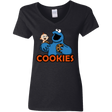 T-Shirts Black / S Cookies Women's V-Neck T-Shirt