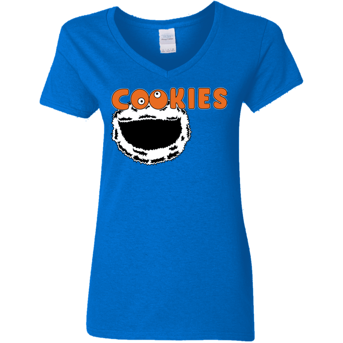 T-Shirts Royal / S Cookies! Women's V-Neck T-Shirt