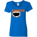 T-Shirts Royal / S Cookies! Women's V-Neck T-Shirt