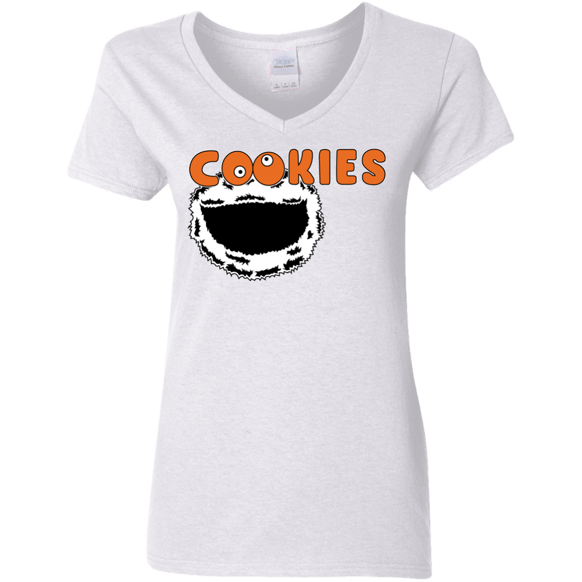 T-Shirts White / S Cookies! Women's V-Neck T-Shirt