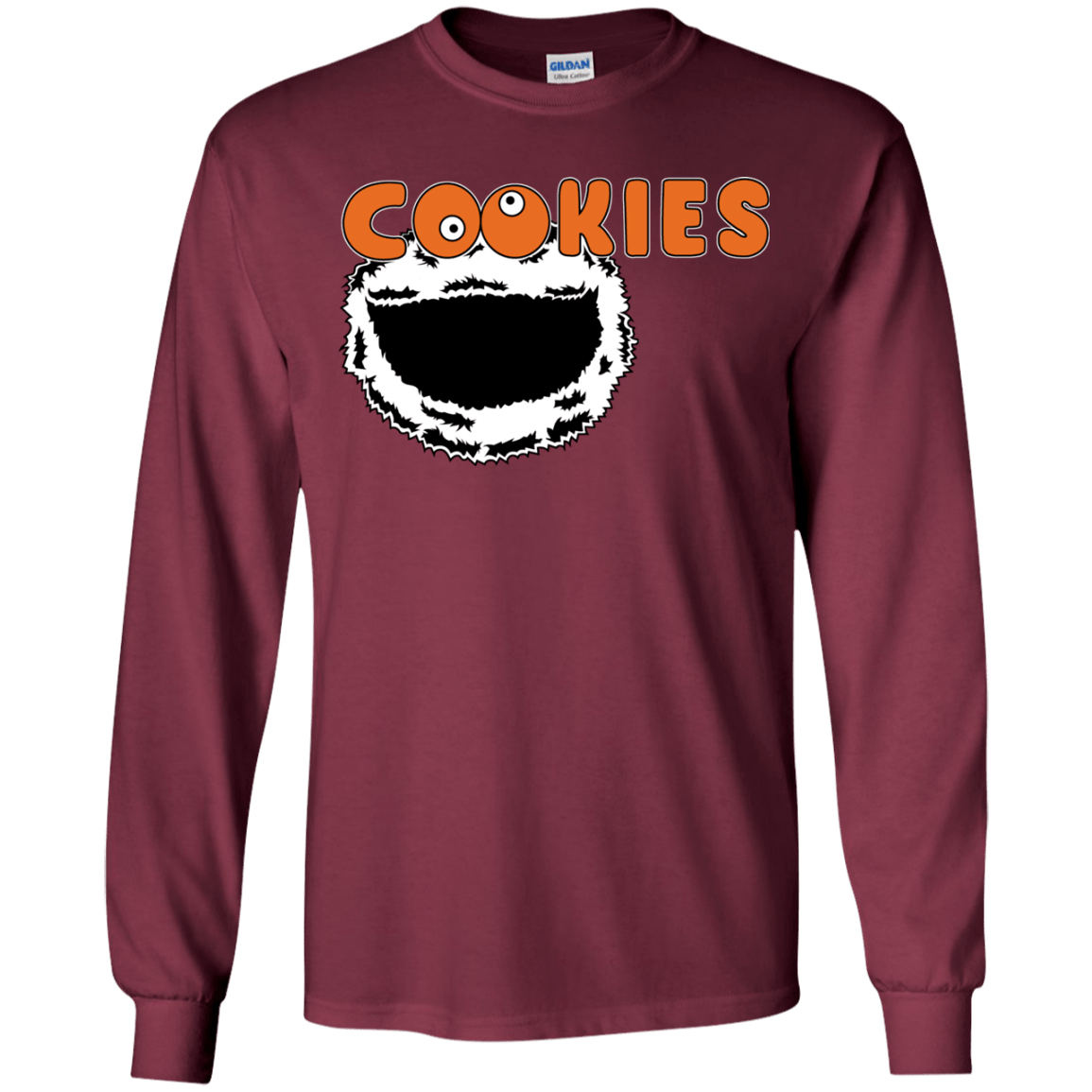 T-Shirts Maroon / YS Cookies! Youth Long Sleeve T-Shirt