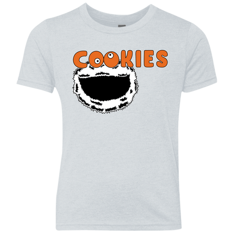 T-Shirts Heather White / YXS Cookies! Youth Triblend T-Shirt