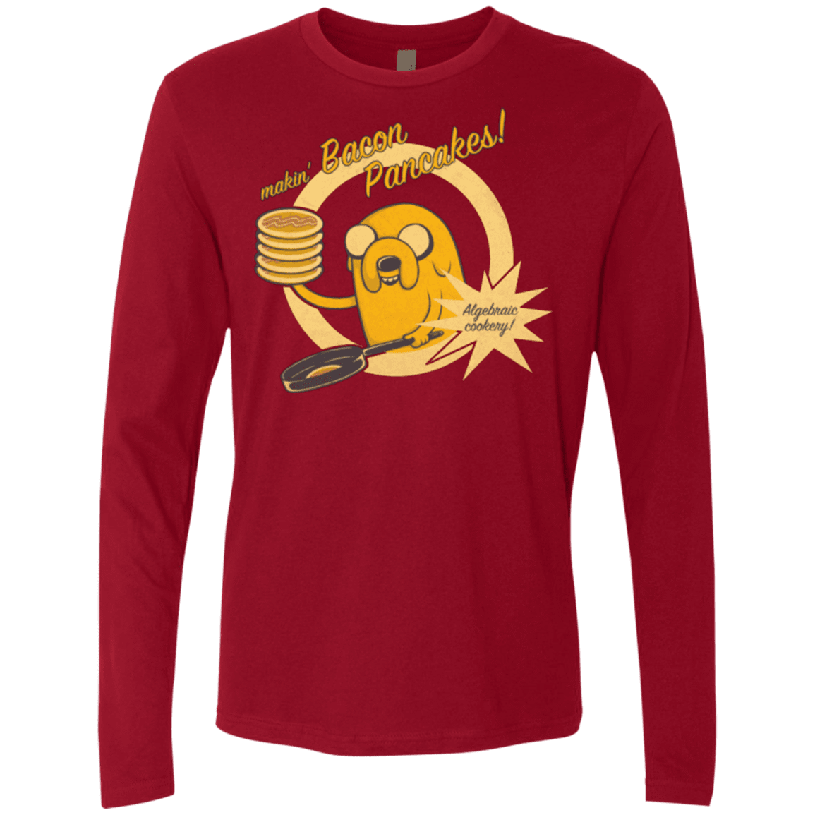 T-Shirts Cardinal / Small Cooking Time Men's Premium Long Sleeve