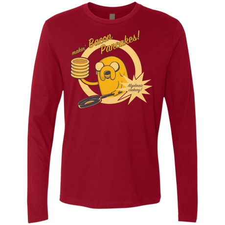 T-Shirts Cardinal / Small Cooking Time Men's Premium Long Sleeve