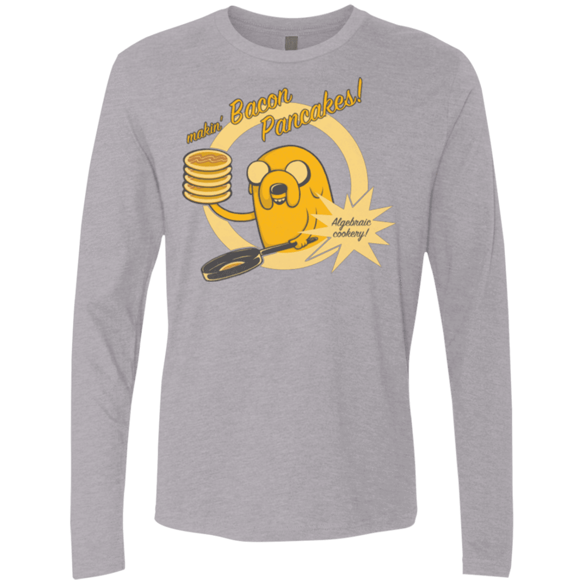 T-Shirts Heather Grey / Small Cooking Time Men's Premium Long Sleeve