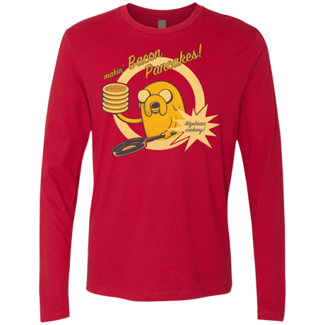 T-Shirts Red / Small Cooking Time Men's Premium Long Sleeve