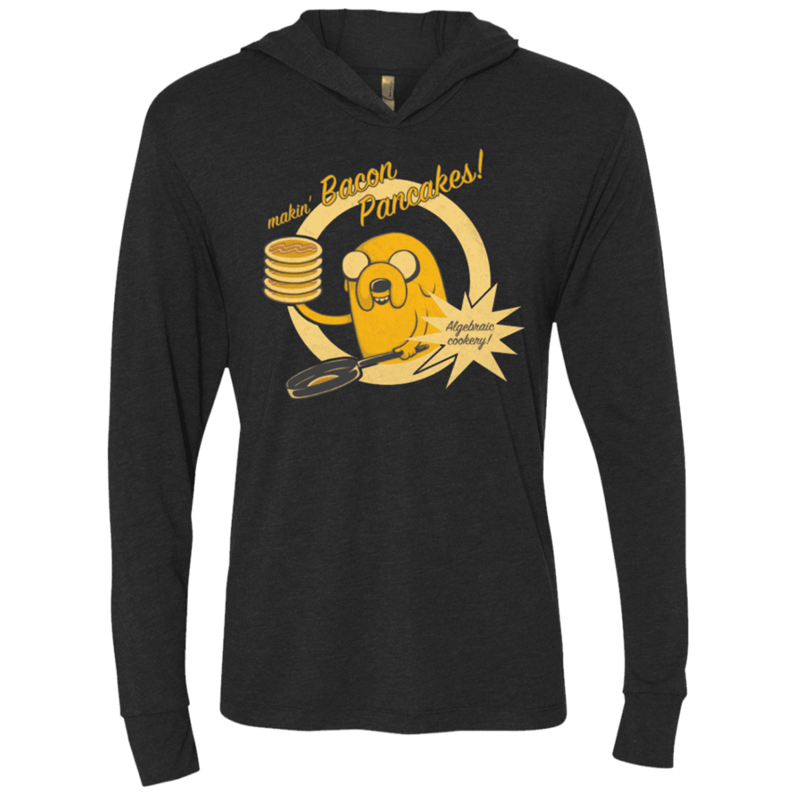 T-Shirts Vintage Black / X-Small Cooking Time Triblend Long Sleeve Hoodie Tee