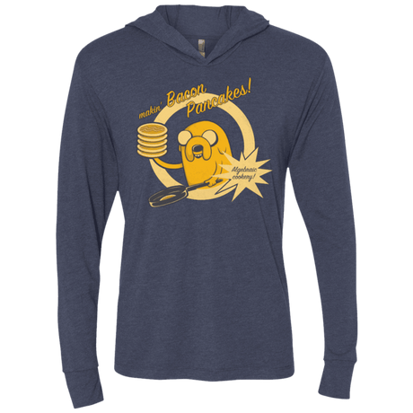 T-Shirts Vintage Navy / X-Small Cooking Time Triblend Long Sleeve Hoodie Tee