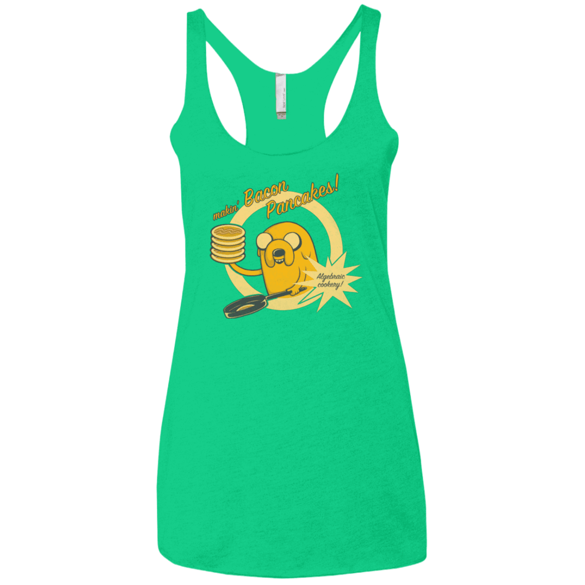 T-Shirts Envy / X-Small Cooking Time Women's Triblend Racerback Tank